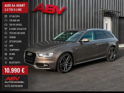 Gebraucht Audi A4 S-Line 150 PS (110 kW) 2014 Grau Kombi