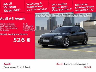 Mythosschwarz metallic Gebraucht 2025 Audi A6 S-Line Kombi | 54.559 € (Fairer Preis)