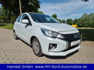 Begagnad Mitsubishi Space Star Select 71 HK (52 kW) 2022 Vit Halvkombi