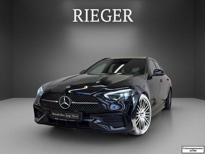 Obsidianschwarz lack (metallic) Gebraucht 2022 Mercedes C200 AMG Kombi | 33.799 € (Fairer Preis)