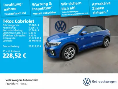 Gebraucht VW T-Roc R-line 150 PS (110 kW) 2023 SUV