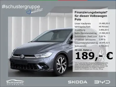 Gebraucht VW Polo R-line 95 PS (69 kW) 2023 Grau Kleinwagen