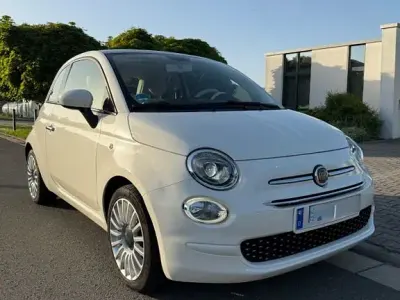 Używany Fiat 500 Lounge 69 KM (50 kW) 2018 Biały Hatchback