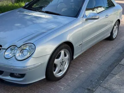 Gebraucht Mercedes CLK280 Avantgarde 231 PS (169 kW) 2008 Blau Coupé