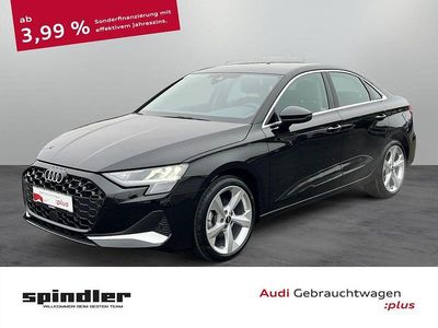 Mythosschwarz metallic Gebraucht 2025 Audi A3 Advanced Plus Limousine | 32.180 € (Superpreis)