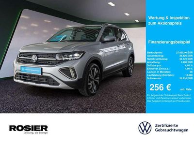 Gebraucht VW T-Cross Style 150 PS (110 kW) 2025 Silber / reflexsilber SUV