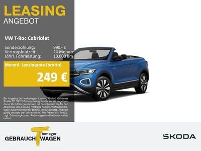 Gebraucht VW T-Roc Cabriolet Goal 116 PS (85 kW) 2025 Blau Cabrio