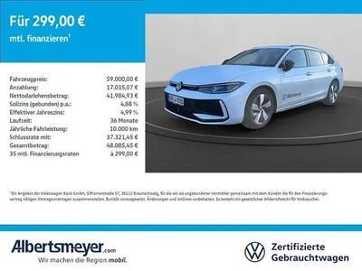 Weiß Gebraucht 2025 VW Passat R-line Kombi | 58.998 € (Teuer)