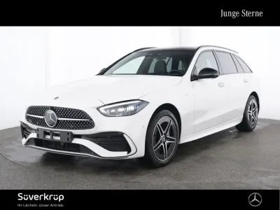Gebraucht Mercedes C300e AMG 204 PS (150 kW) 2025 Weiß unilack polarweiß Kombi