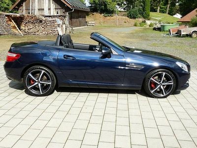 Usata Mercedes SLK250 204 CV (150 kW) 2011 Blu Cabrio
