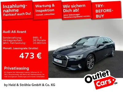 Gebraucht Audi A6 S-Line 245 PS (180 kW) 2023 Firmamentblau metallic Kombi