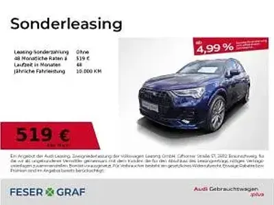 Gebraucht Audi Q3 S-Line 190 PS (139 kW) 2025 Blau (navarrablau metallic) SUV