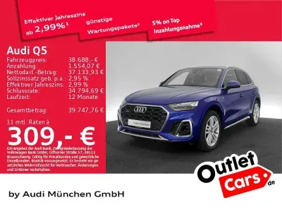 Gebraucht Audi Q5 S-Line 367 PS (269 kW) 2023 Ultrablau metallic SUV
