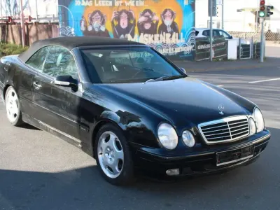Używany Mercedes CLK200 Avantgarde 163 KM (119 kW) 2000 Czarny Kabriolet