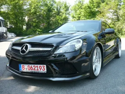 Gebraucht Mercedes SL500 306 PS (225 kW) 2004 Schwarz Cabrio