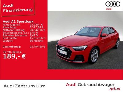 Gebraucht Audi A1 Sportback Advanced Plus 116 PS (85 kW) 2025 Rot Kleinwagen