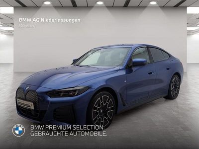 Blau Gebraucht 2024 BMW i4 M Sport Limousine | 53.501 € (Etwas zu teuer)
