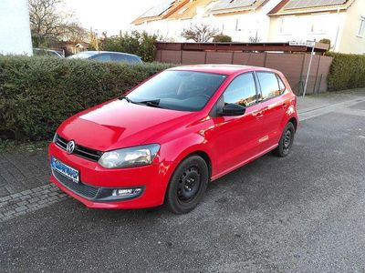 Gebraucht VW Polo Trendline 69 PS (50 kW) 2011 Rot Kleinwagen
