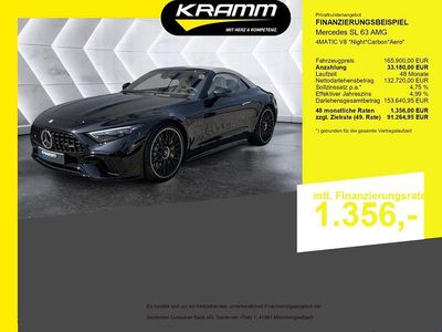 Schwarz Gebraucht 2023 Mercedes SL63 AMG AMG Cabrio | 165.900 €