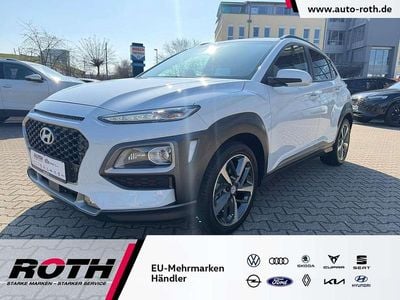 Gebraucht Hyundai Kona Premium 177 PS (130 kW) 2017 Chalk white / met SUV