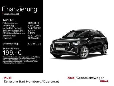 Mythosschwarz metallic Gebraucht 2025 Audi Q2 S-Line SUV | 30.980 € (Fairer Preis)