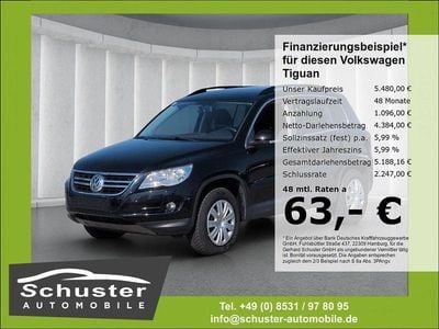 Usata VW Tiguan Track & Field 170 CV (125 kW) 2009 Nero SUV