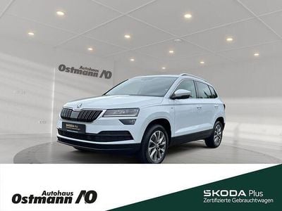 Moonweiß Gebraucht 2021 Skoda Karoq Clever SUV | 25.990 € (Fairer Preis)