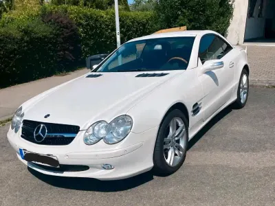 Gebraucht Mercedes SL500 306 PS (225 kW) 2006 Weiß Cabrio
