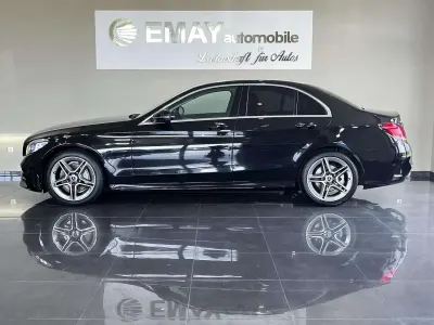 Używany Mercedes C200 AMG line 184 KM (135 kW) 2019 Czarny Sedan/Limuzyna