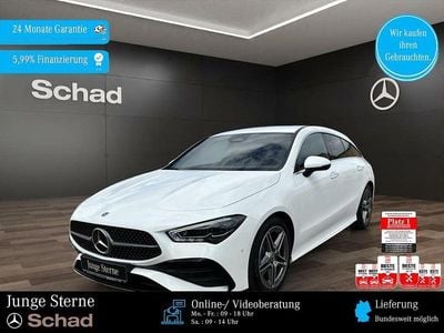Weiß Gebraucht 2024 Mercedes CLA200 Shooting Brake AMG Kombi | 34.880 € (Fairer Preis)
