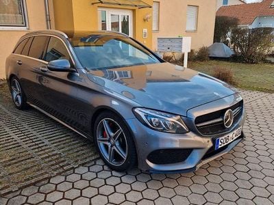 Brugt Mercedes C400 AMG line 333 HK (244 kW) 2016 Grå Sedan
