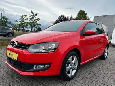 Gebraucht VW Polo Team 69 PS (50 kW) 2011 Rot Kleinwagen