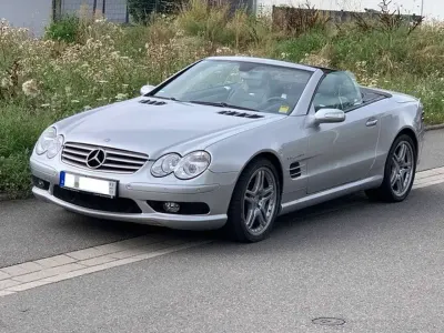 Gebraucht Mercedes SL55 AMG AMG 500 PS (367 kW) 2005 Silber Cabrio