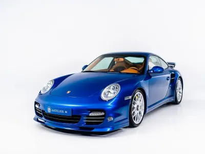 Gebraucht Porsche 997 Turbo 500 PS (367 kW) 2010 Blau Coupé