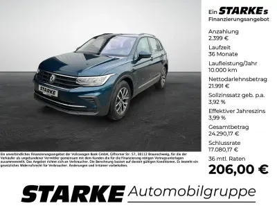 Gebraucht VW Tiguan S 150 PS (110 kW) 2022 Blau SUV