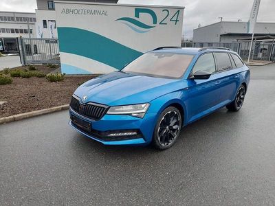 Gebraucht Skoda Superb SportLine 200 PS (147 kW) 2021 Blau Limousine
