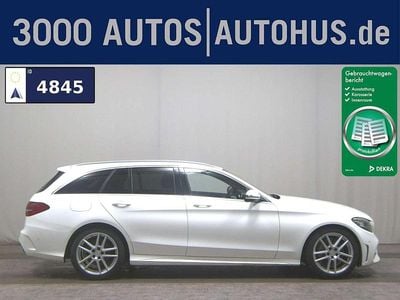 Gebraucht Mercedes C300 AMG line 245 PS (180 kW) 2019 Polarweiss unilack Kombi