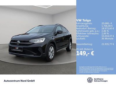 Second-hand VW Taigo Life 95 CP (69 kW) 2025 Negru SUV