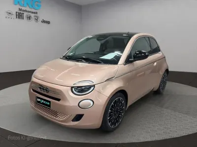Neu Fiat 500 La Prima 65 PS (47 kW) 2026 Braun Limousine