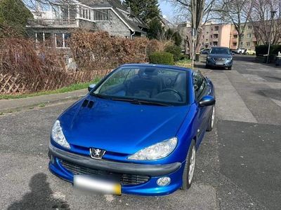 Gebraucht Peugeot 206 CC 109 PS (80 kW) 2003 Blau Cabrio