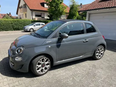 Używany Fiat 500C Club 69 KM (50 kW) 2022 Szary Kabriolet