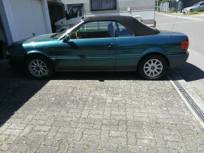 Gebraucht Audi Cabriolet 133 PS (97 kW) 1992 Grün Cabrio