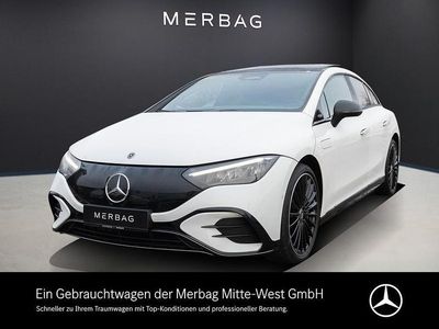 Gebraucht Mercedes EQE350 AMG 214 kW (292 PS) 2022 Unilack polarweiß Limousine