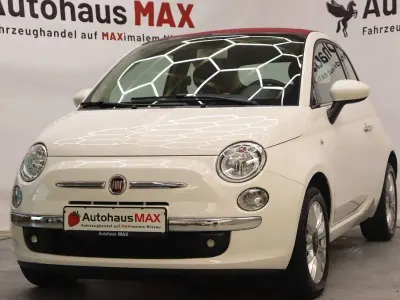 Gebraucht Fiat 500C Lounge 69 PS (50 kW) 2015 Bianco bianco/ bossa nova/calc Cabrio