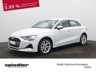 Gletscherweiß metallic Gebraucht 2025 Audi A3 Advanced Plus Limousine | 33.180 € (Superpreis)