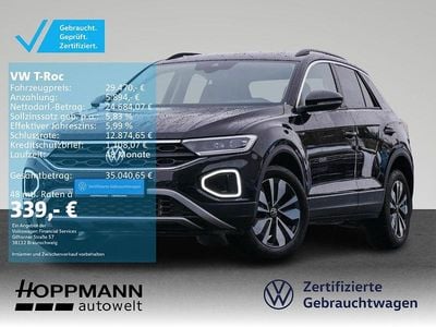 Gebraucht VW T-Roc Life 150 PS (110 kW) 2025 Schwarz SUV