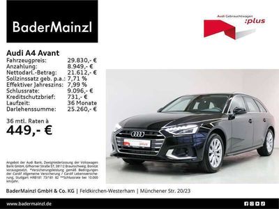 gebraucht Audi A4 40 TFSI S tronic ACC AHK Kam. Matrix