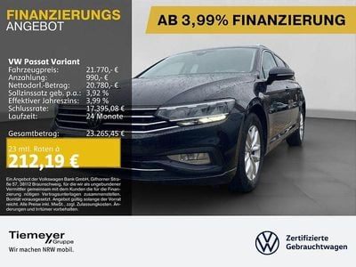 Schwarz Gebraucht 2023 VW Passat Business Kombi | 21.770 € (Guter Preis)
