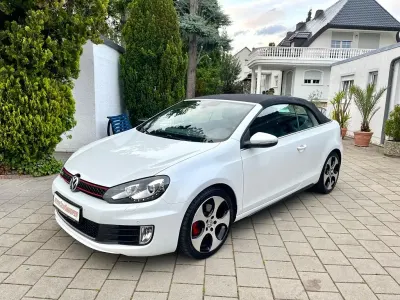 Gebraucht VW Golf Cabriolet GTI 211 PS (155 kW) 2015 Weiß Cabrio