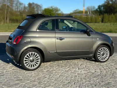 Używany Fiat 500C Lounge 105 KM (77 kW) 2016 Szary Kabriolet